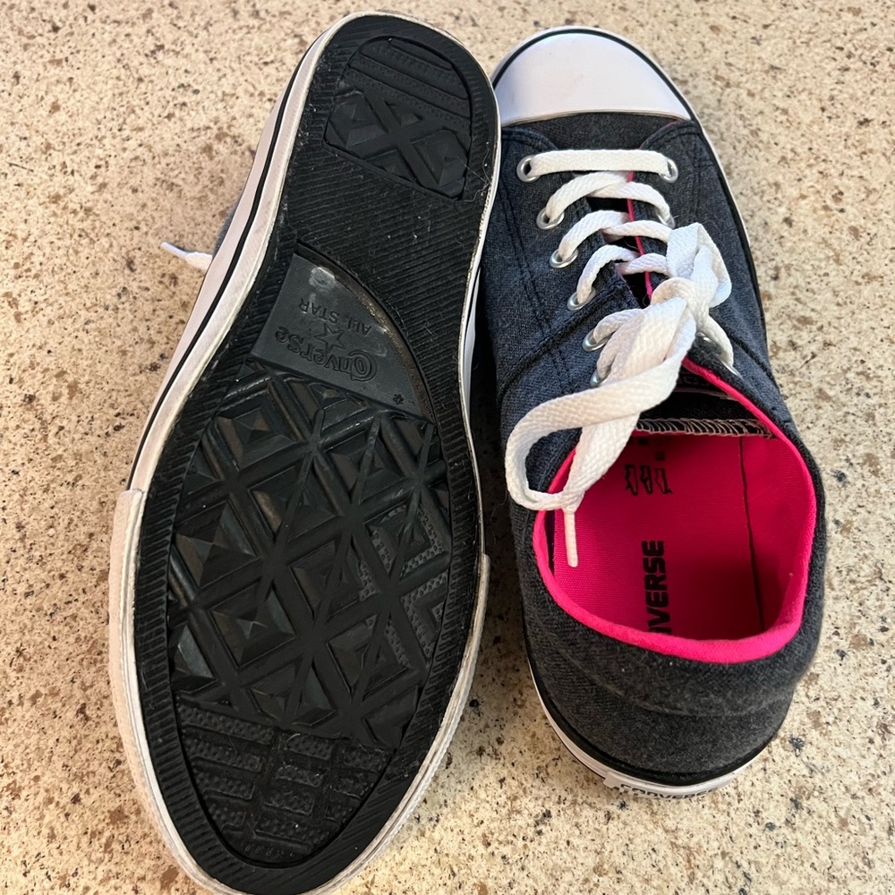 CONVERSE Madison Pink Grey White Pow Sneakers US 9 - Picture 5 of 5